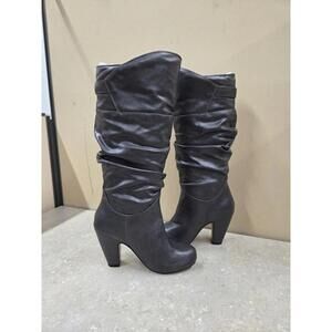 Charles by Charles David Boots Womens Size 10M Pauline Heeled Slouch Knee High